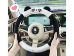 Cute Panda Plush Steering Wheel Cover Soft & Fuzzy Non-slip Grip Universal. Fixed Price $20.00.
