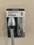 Attwood Stowaway Pole Light With Base Frosted Globe 7100A7. Fixed Price $40.00.