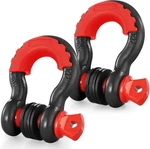Vevor 3/4" D Ring Shackle, Black Shackles For Truck With 7/8 Screw Pin 62832. Fixed Price $26.42.