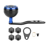 Tbest Knob Power Handle Grip,fishing Reel As Picture Show, Black+blue. Fixed Price $30.61.