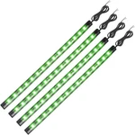Ym E-bright Led Strip Lights For Cars, 10.6 Inch 4-PACK Green,. Fixed Price $19.99.