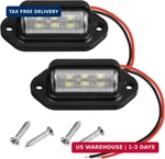 Mudder Packs 12V 6 Led License Plate Light Waterproof Lamp Taill. Fixed Price $17.48.