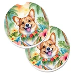 Carolines Treasures DAC6415CARC 2.5 X In. Corgi Luau Cup Holder Coast.... Fixed Price $23.36.