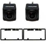 Alpine (2) HCE-C1100 Back Up Cameras With KTX-C10LP License Plate Frames. Fixed Price $507.80.