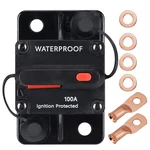 100 Amp Circuit Breaker Manual Reset Waterproof Inline Fuse Inverter For Car Atv. Fixed Price $33.99.