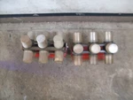 2 Vintage Bolt /nut Racks From The 1960 Car Truck Bike Wood Shop. Fixed Price $59.99.