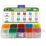 Locopow 100PCS Standard Blade Kit,car Assortment Kit,rv Fuses, 5A.... Fixed Price $18.14.