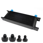 13 Row AN10 10AN Transmission Oil Cooler Kit Stacked Plate With 6AN 8AN Adapt.... Fixed Price $93.98.