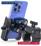 Anti Vibration Motorcycle Phone Mount Holder, E-bike Ha. Fixed Price $39.01.