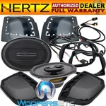 Pkg Hertz CX690 6X9" Speakers + HD24H Harley Davidson Saddlebag Kit & Wires New. Fixed Price $729.98.