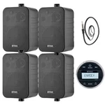 Enrock Gauge Style Am/fm Wireless Stereo Receiver, 4X 4" Box Speakers, Antenna. Fixed Price $176.49.
