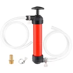 Hand Fuel Transfer Pump With Leakproof Clamps - Versatile Manual Siphon Red. Fixed Price $29.70.