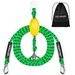 Setypary Boat Tow Harness For Tubing, Self Centering 16FT, Green & Black. Fixed Price $52.74.