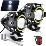 Motorcycle Led Fog Lights U7 Spotlight Daytime Running With White Ange.... Fixed Price $42.27.