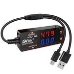 Drok Tester, Usb-a Usb-c 2.0 Multimeter Dual Ports Pd Qc 3.0 With Color. Fixed Price $24.89.