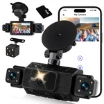 Nhopeew 4 Channel Dash Cam Front And Rear Inside Left Right 3 Inch Ips Screen. Fixed Price $94.38.