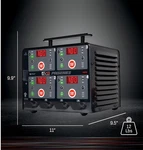 Schumacher DSR125 10 Amp 4-BANK Automatic Battery Charging Station. Fixed Price $289.99.