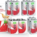 Ebl Volt Li-ion Usb Rechargeable Batteries 5400MWH Lithium Battery Lot. Fixed Price $85.29.
