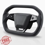 Aotoyou Cybertruck Steering Wheel Cover Black. Fixed Price $54.99.