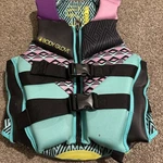 Body Glove Phantom Women's Life Jacket,neoprene Vest, Small, Blue/pink. Fixed Price $52.00.