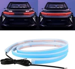 Teguangmei Car Led Hood Light Strip Dynamic Scan Drl Red. Fixed Price $19.07.