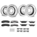 Vevor Front Rear Drilled Rotors Ceramic Brakes Pads Kit 12-20 Ford F150(MPB). Fixed Price $290.99.