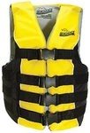 Seachoice Deluxe 4-BELT Ski Vest Yellow/black, Sm/md. Fixed Price $49.90.