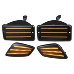 Car Led Side Marker Switchback Turn Signal Light 55155629AC For Jeep Wrangler.... Fixed Price $85.36.