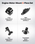 Engine Motor Mount And Transmission Kit Replacement, Secure Support 894. Fixed Price $75.02.