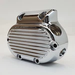 Chrome Finned Transmission Cover For 1987-2006 Harley Touring, Softail & Dyna.... Fixed Price $133.09.