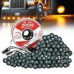 100 Pcs 3/4 Inch Side Marker Smoked Lens Amber Light With Connector And 2 Pro.... Fixed Price $267.88.