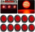 2.5" Round Led Marker Lights Red, 10PCS Inch Side. Fixed Price $61.74.