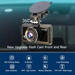 Ttlittliny Dash Front And Rear 2.5K+1080P Fhd Wifi Dual Camera 3 - Black. Fixed Price $57.60.