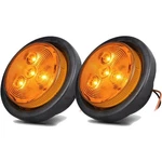 New Sun Twins 2.5" Round Led Trailer Marker Lights - Inch, 2*AMBER. Fixed Price $22.99.