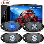 4X Pods Led Rock Lights Fit For Jeep Offroad Trucks Utv Atv Boat Underbody. Fixed Price $9.99.