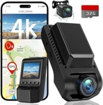 Ecomoment Dash Cam Front And Rear, 4K Ultra Hd, Wi-fi Gps, 32GB, GT801 Black. Fixed Price $46.55.