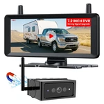 Auto-vox 1080P Magnetic Wireless Backup Camera 7.2" Monitor Dvr Recording. Fixed Price $149.39.