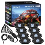 Rgb Led Rock Lights Kit Pods Bluetooth App Control IP68 Nilight RL07H Neon. Fixed Price $154.99.