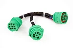 Ypp TYPE2 Sae J939 Splitter Cable 9PIN Data Power Extension For Truck.... Fixed Price $24.53.