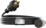 Plugtul Prong Amp Extension Cord 10FT, Nema L14-20 Generator Black. Fixed Price $42.29.