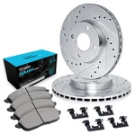 WGWH1-54197 R1 Concepts 2-WHEEL Set Brake Disc And Pad Kits Front For Fiesta. Fixed Price $145.06.