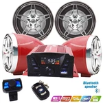 Xyc 12V Motorcycle Waterproof Fm Usb 4 Channel 3 Inch Utv Atv Golf Cartbl.... Fixed Price $119.74.