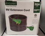Rvguard Amp 50 Foot Extension Cord, Heavy Duty 10/3 Gauge Stw TT-30P. Fixed Price $79.00.