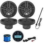 Enrock Bluetooth Receiver, 4 6.5" Speakers, Aux Mount, Antenna, Wire. Fixed Price $181.99.