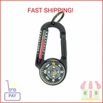 Sun Company Tempacomp - Ball Compass And Thermometer Carabiner Hiking, Backpac. Fixed Price $20.05.