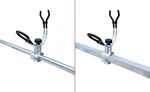 Brocraft Aluminum Rail Mount Clamp Rod Holder / Pontoon Boat Square .... Fixed Price $56.25.