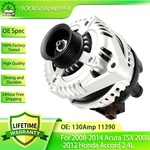 Oem 11390 Alternator For Acura Tsx 2009-2014 Honda Accord 2008-2012 L4 2.4L 130A. Fixed Price $88.99.
