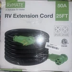 Rvmate Amp 25 Feet Power Extension Cord Easy Plug In Handle 14-50P To 1.... Fixed Price $80.00.