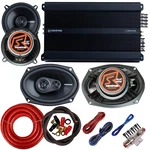 Memphis Audio SE12004V2 + SRX52V & SRX693V Speakers 4CH Amp Kit Car Bundle. Fixed Price $359.99.