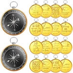 Fumete Christian Compasses Hiking Scripture Religious Bible Vintage Gift.... Fixed Price $28.68.